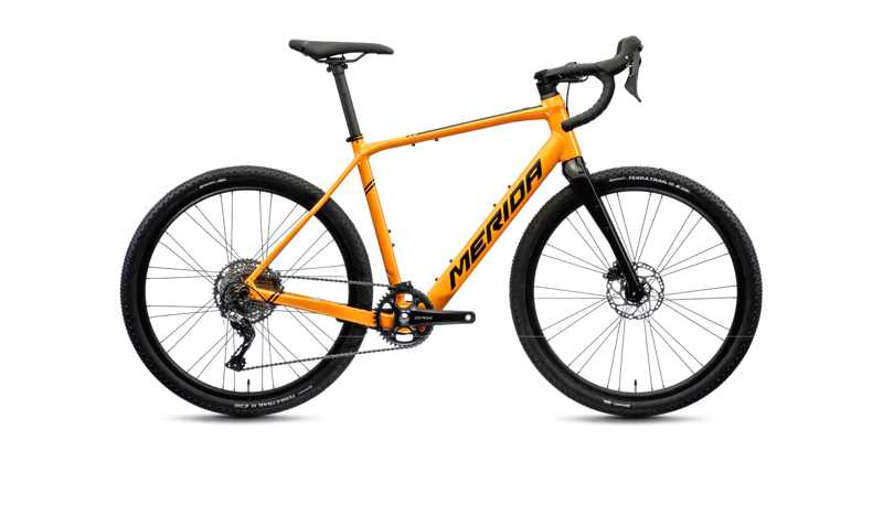 Merida - eSilex+ 600 Electric Gravel Bike in Orange Black-8